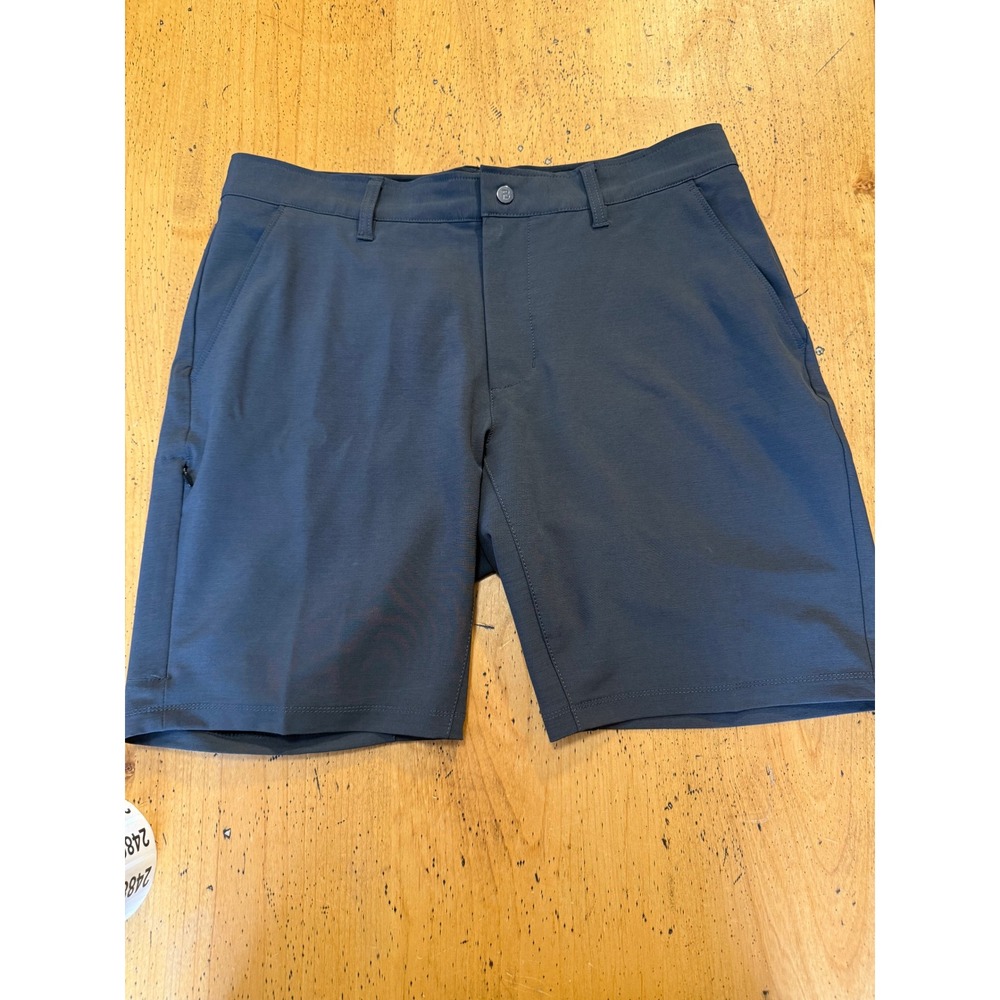 BYLT Kinetic Short Size 34 Mens Charcoal Grey Performance Golf Stretch Shorts